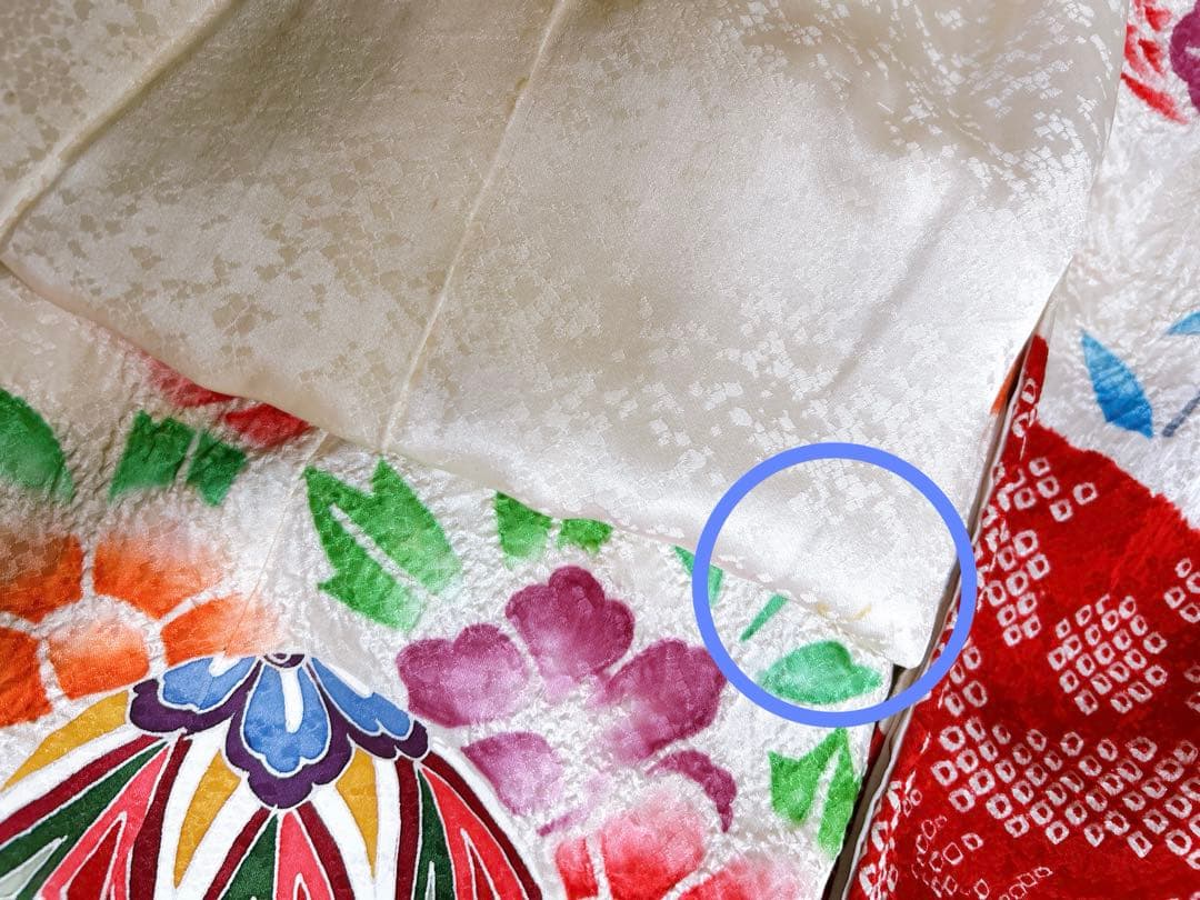 豪華逸品総絞り被布♡七五三　3歳　フルセット　女の子　赤　白　正絹