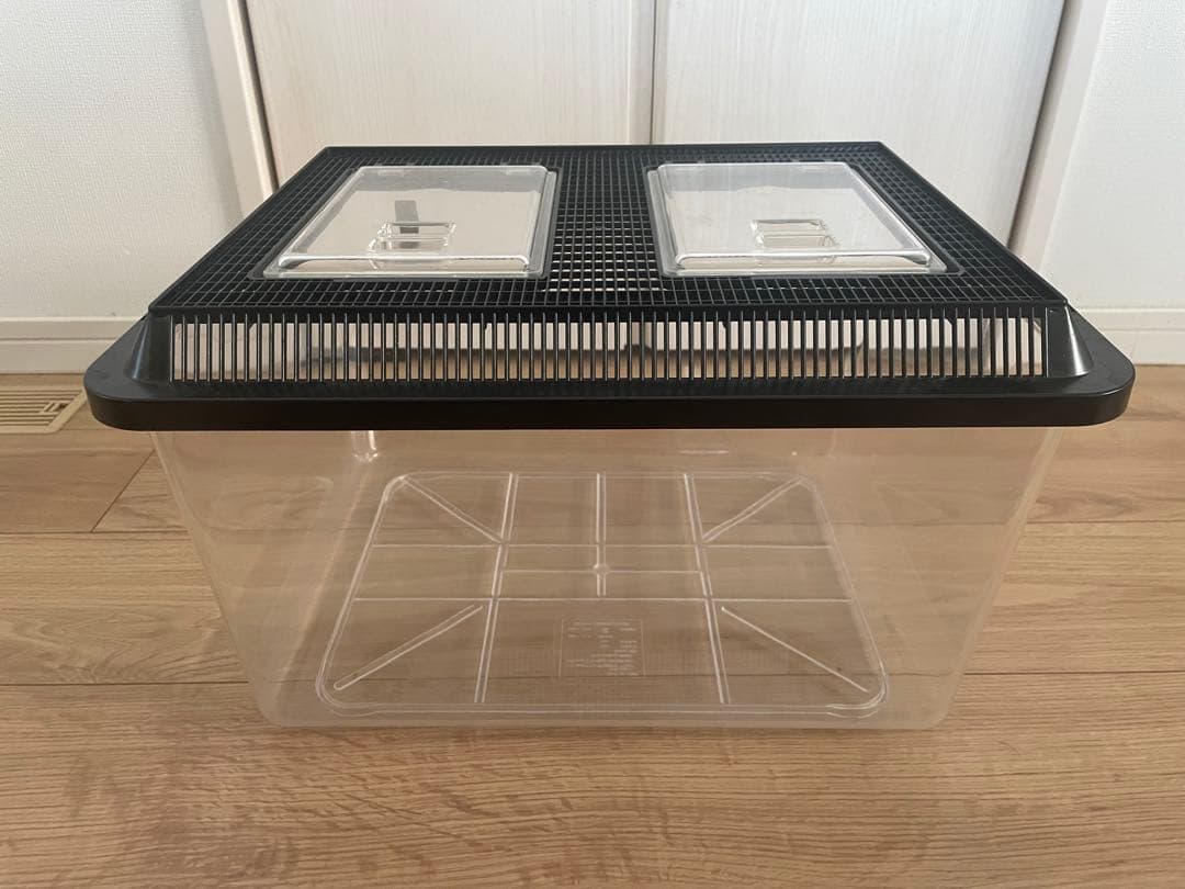 ケージ　カナヘビ　トカゲ　爬虫類　虫かご　飼育ケース　UVBライト　LED