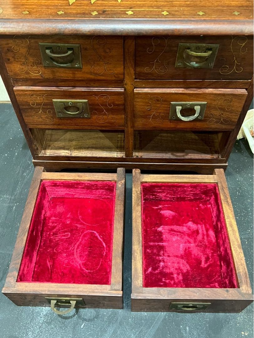 イタリア製 小引き出し 小物入れ ミニ箪笥 チェスト インテリア アンティーク