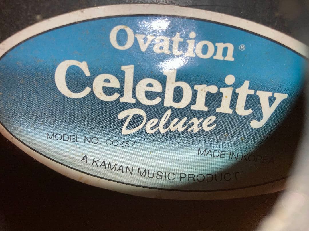 Ovation　セレブレティー　デラックス　専用ケース付き　エレアコ　CC257