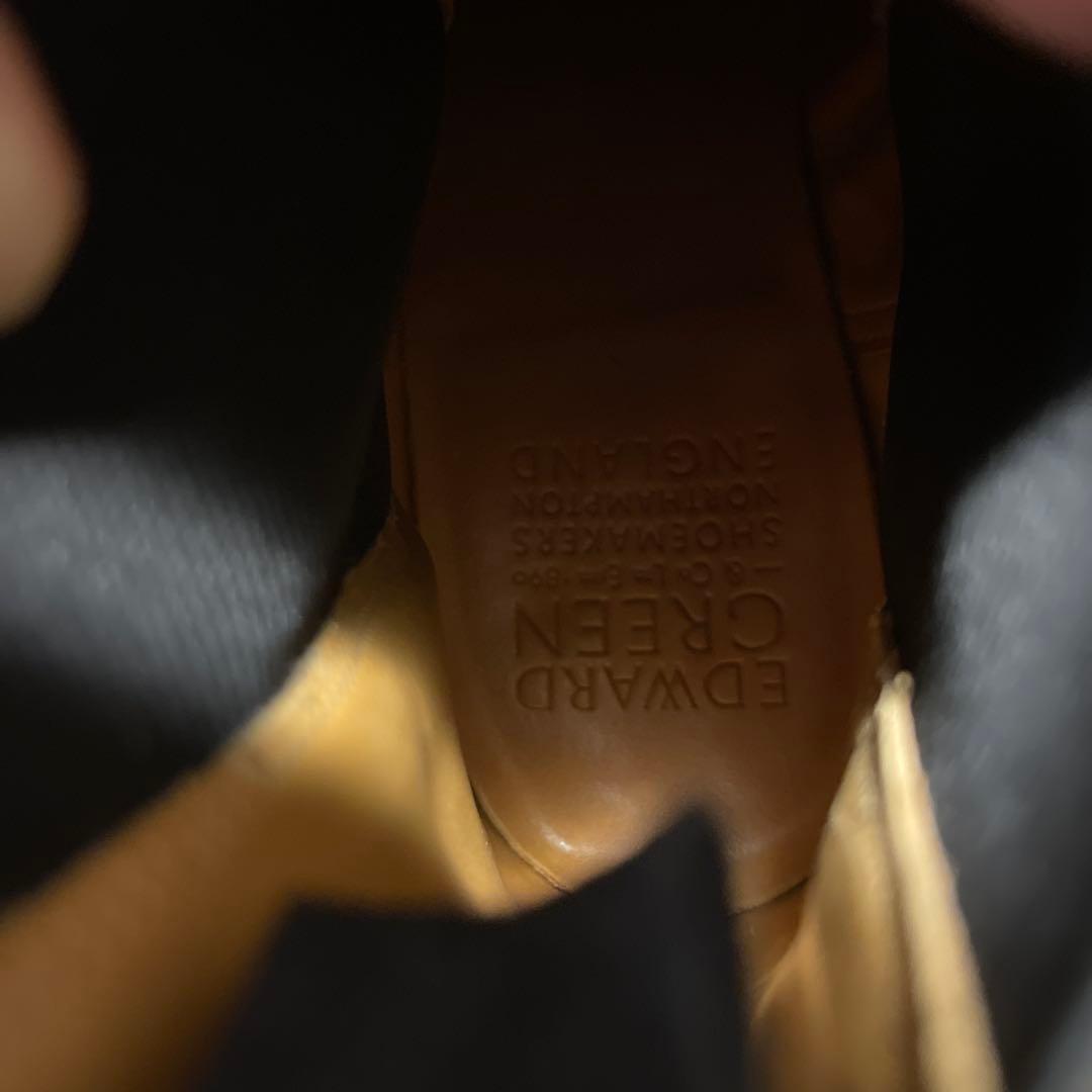 EDWARD GREEN ブラック サイドゴアブーツ