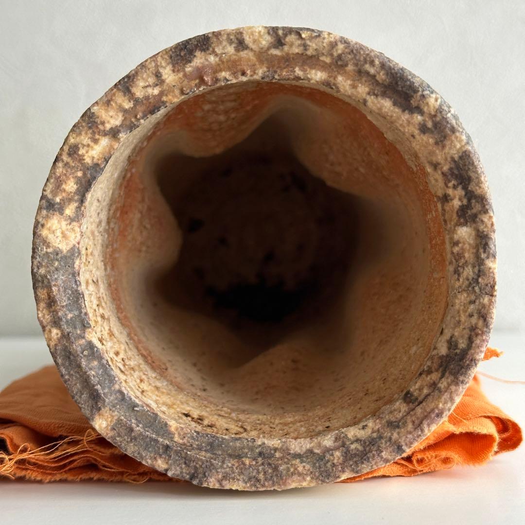 古谷道生 信楽 花器 信楽花入 共箱