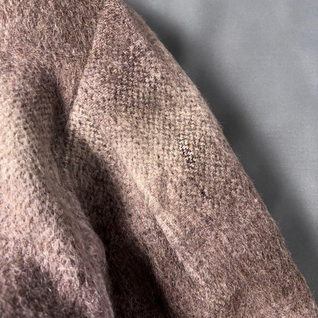 50s ウールスポーツジャケット オンブレチェック キルティング CONMAR