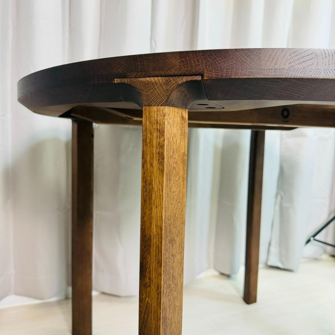 美品 カリモク HARU ダイニングテーブル 円形 950W