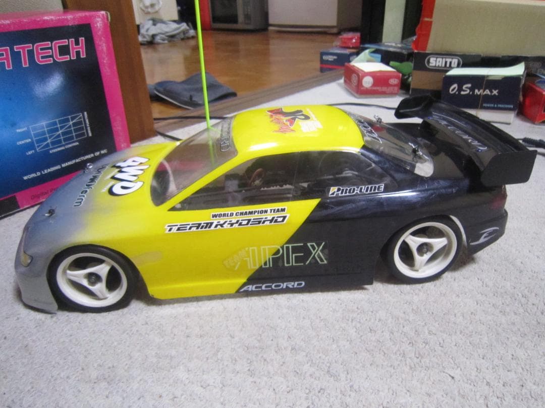 専用1/10 完全動作 京商 TF-4 TYPE-R アコード レース専用マシン
