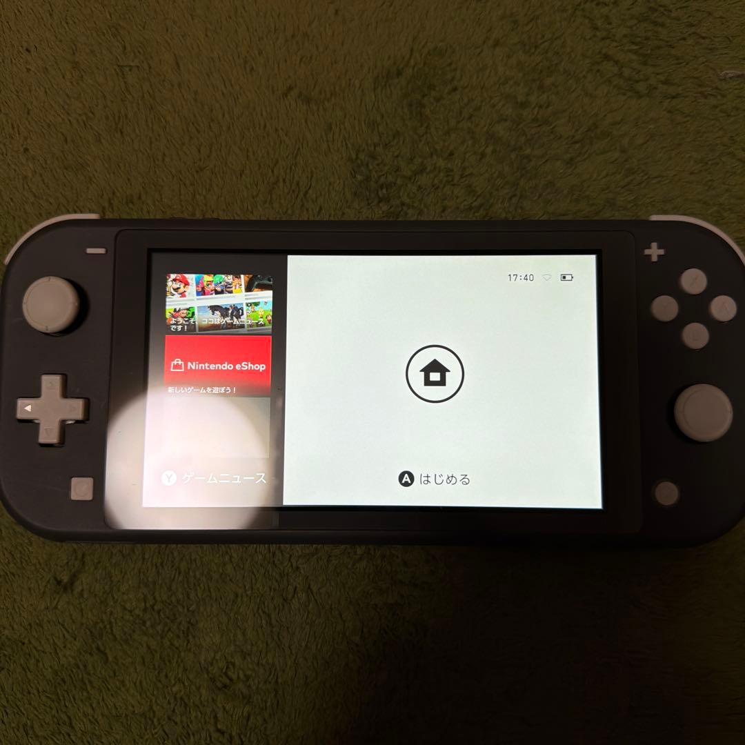 Nintendo switch lite グレー