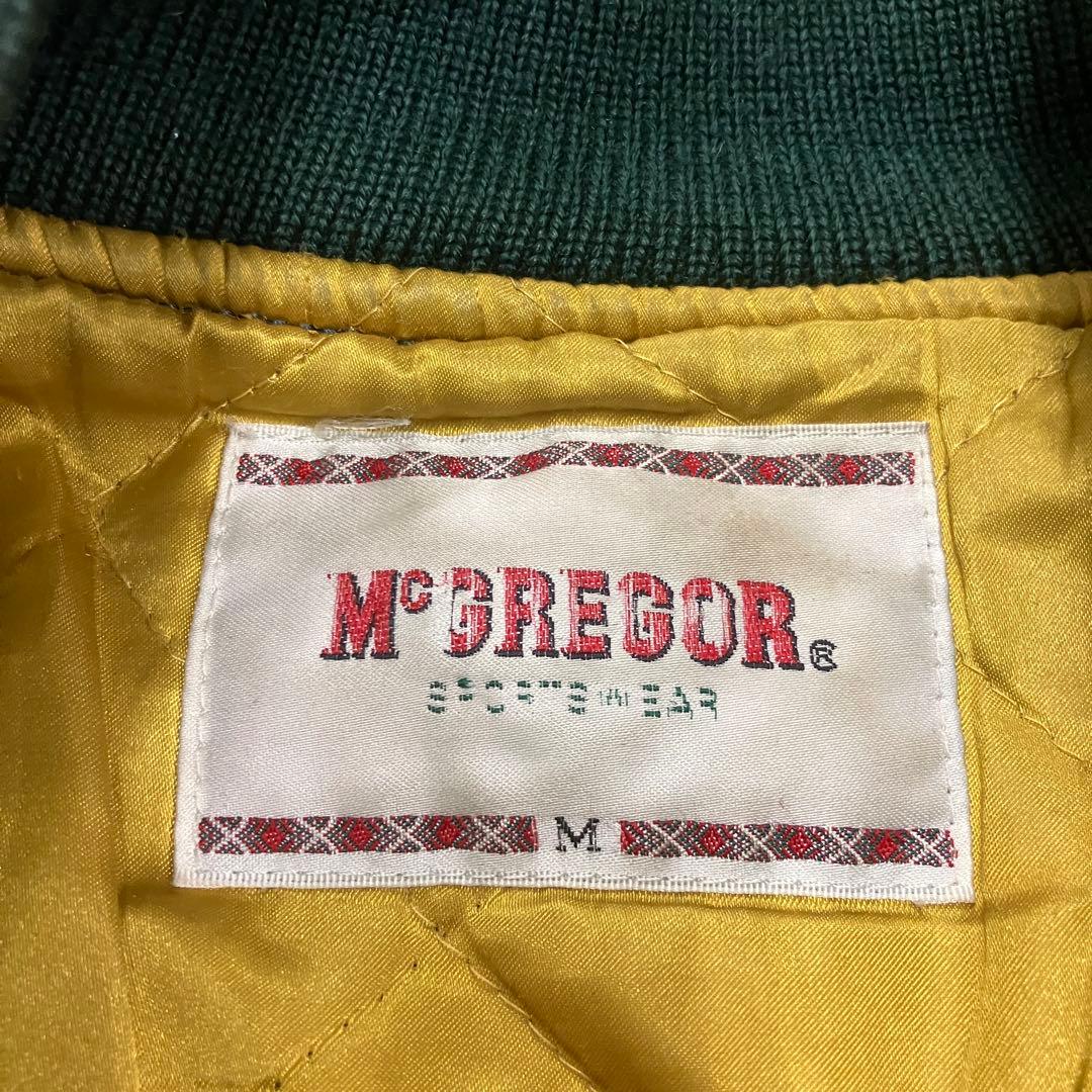 短丈 マクレガー McGREGOR スタジャン 袖レザー ヴィンテージ ウール