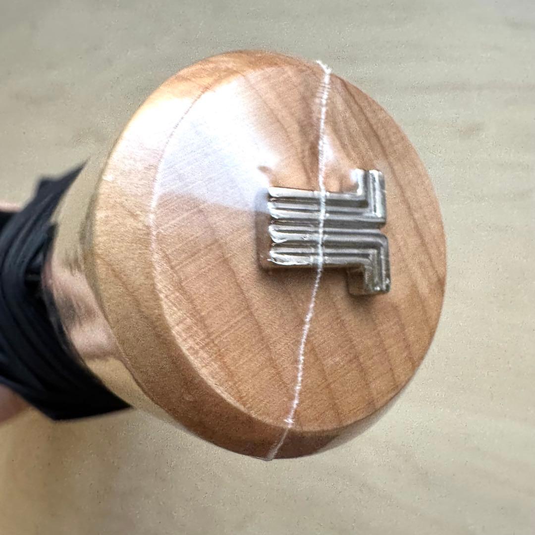 ★新品★ランバンコレクション　晴雨兼用　折りたたみ日傘　１級遮光　遮熱　黒　ロゴ