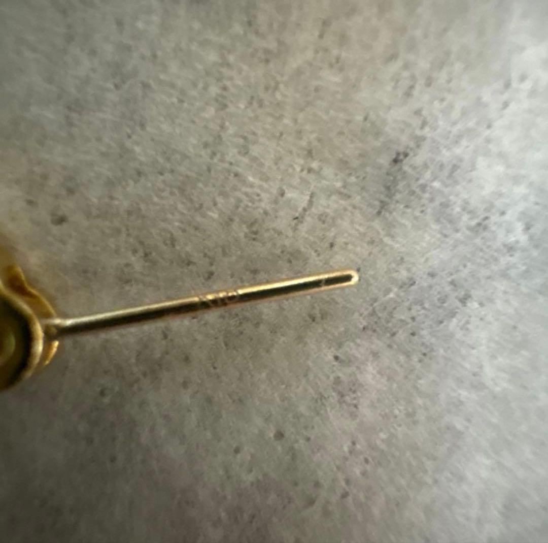 シルバー様用　k18ゴールドフープピアス