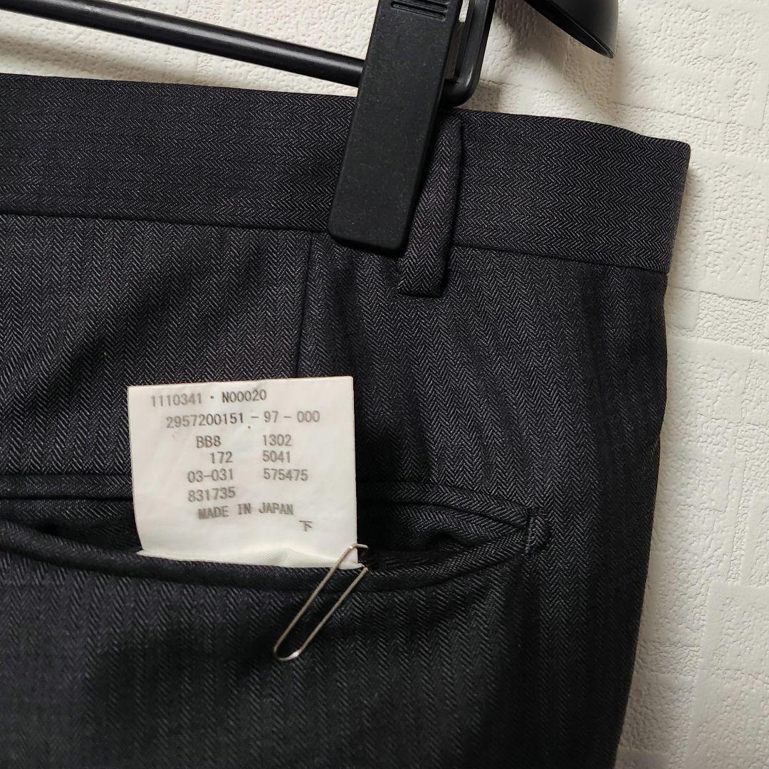 ダーバン　ロロピアーナ　メンズ　スーツ　セットアップ　グレー　シャドーストライプ