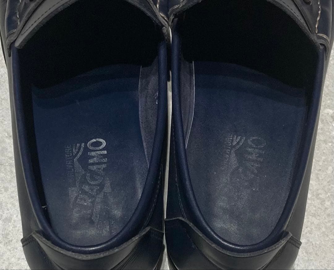 フェラガモ靴、メンズ、ガンチーニ、ローファーサイズ10