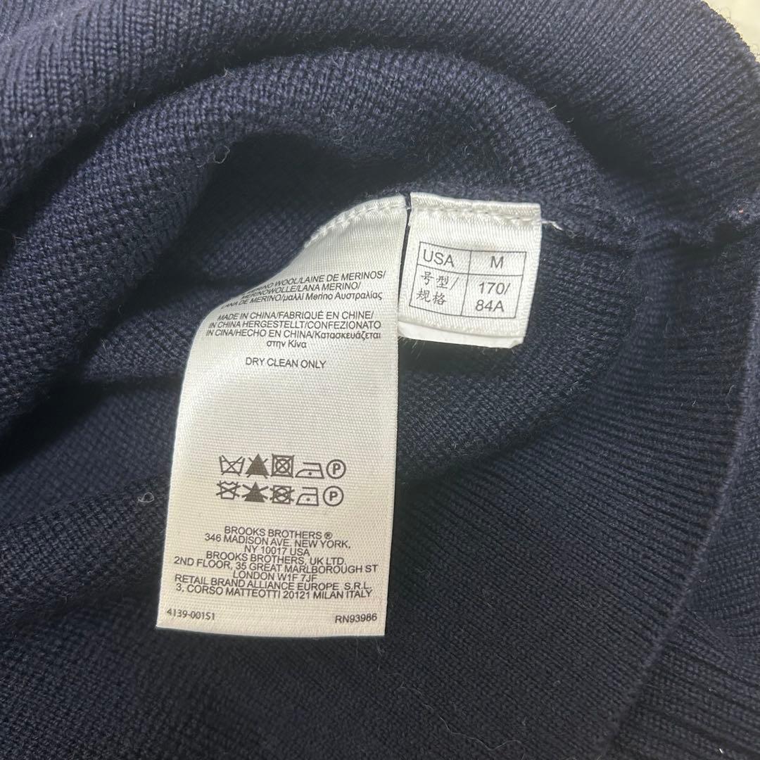 【美品】ブルックスブラザーズ 金ボタン カーディガン ネイビー Mサイズ