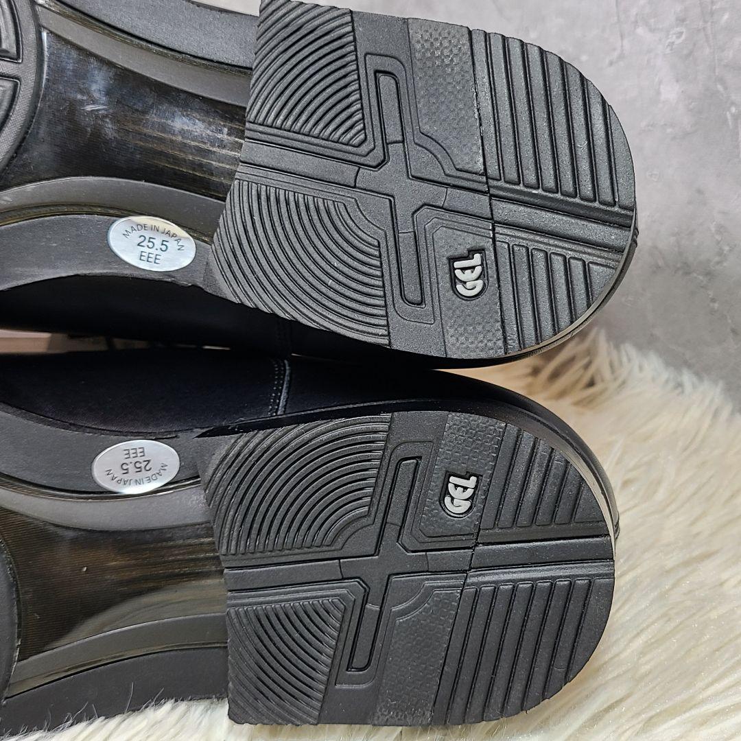 新品【asics RUNWALK】ストレートチップ　ビジネスシューズ　ブラック