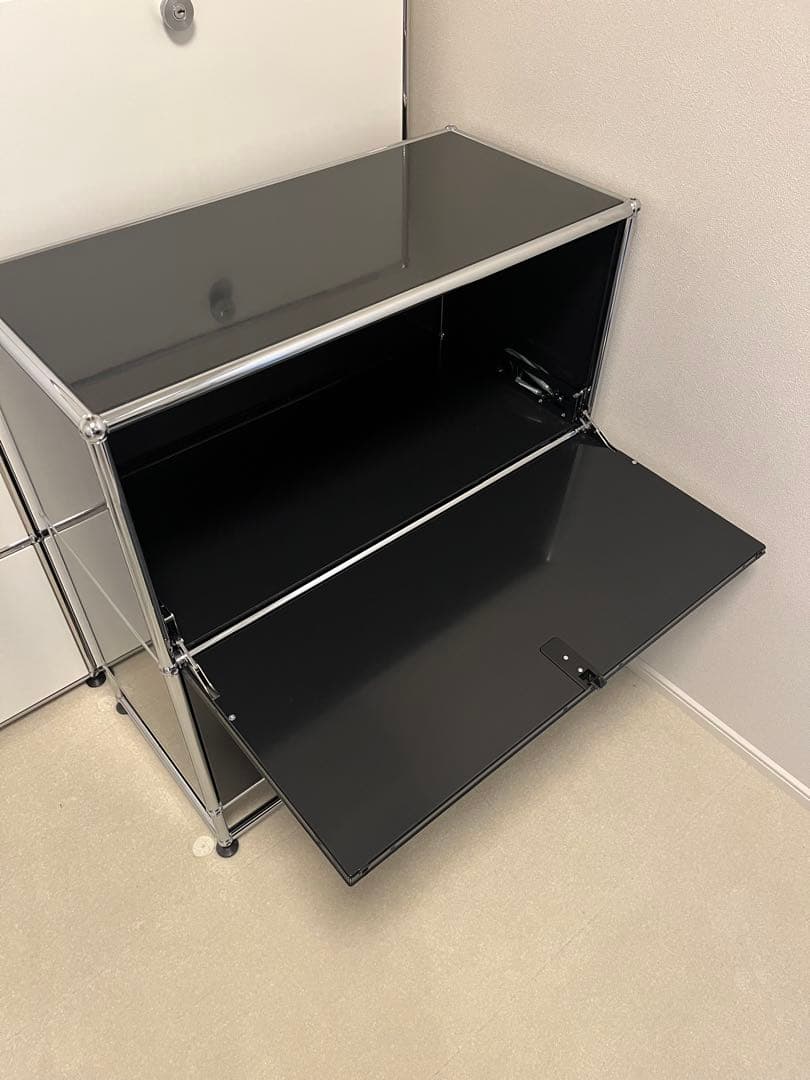 USMハラー キャビネット サイドボード グラファイトブラック