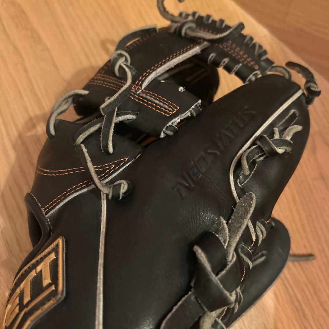 美品　ZETT 軟式野球 ネオステイタス セカンド・ショートBRGB31510N