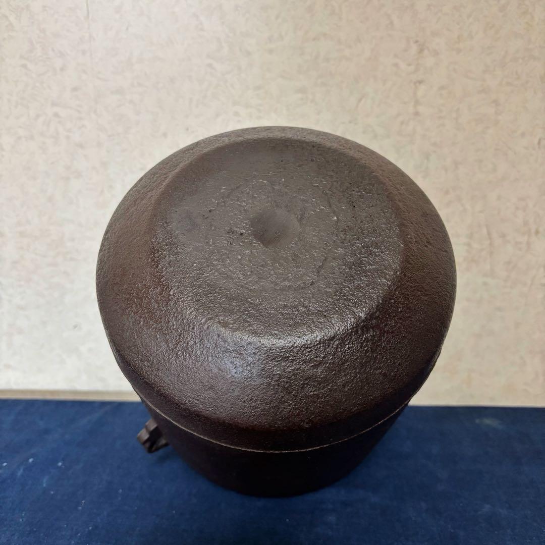 風炉/茶釜/電熱器/唐銅面取風炉/竹地紋筒釜/野々田電熱器/敷板/前瓦/底瓦