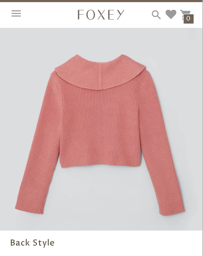 FOXEY NEWYORK カーディガン45650CARDIGAN\"BAIE\"