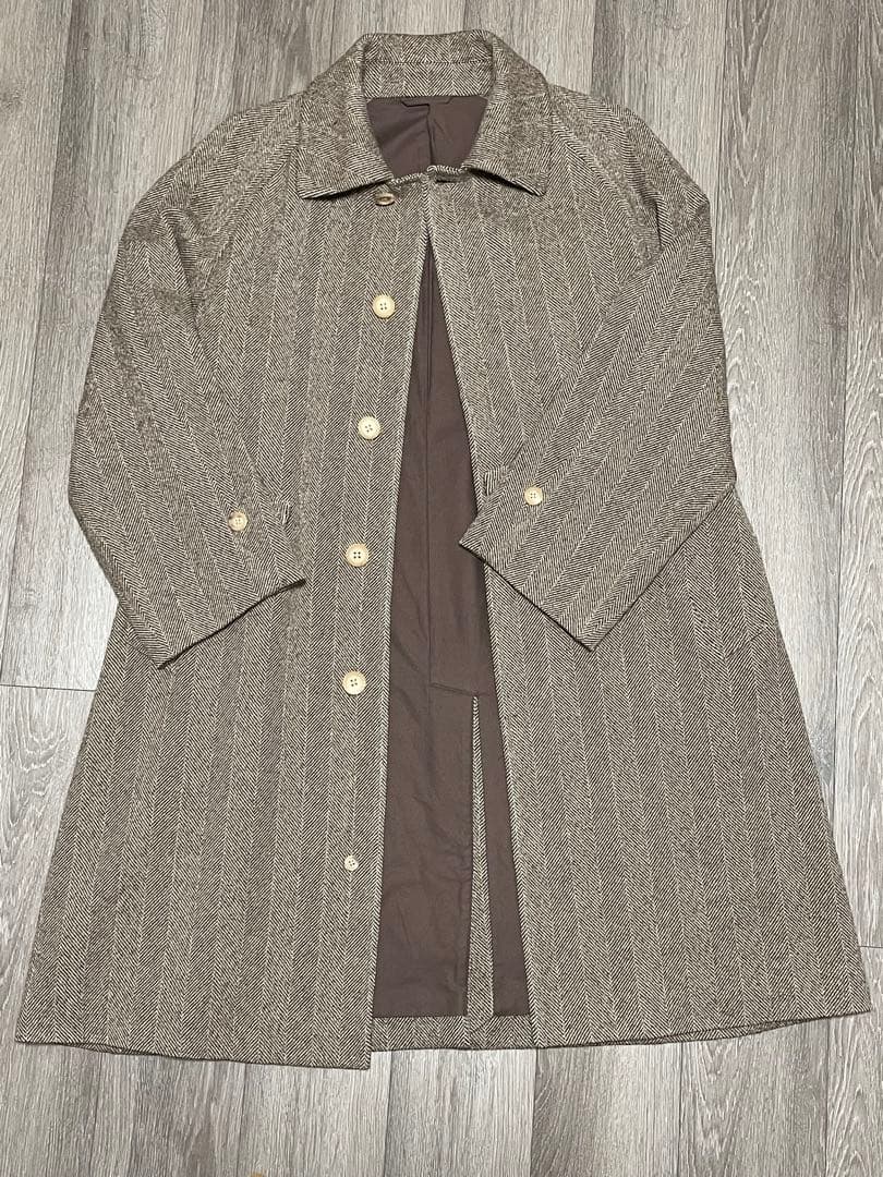 Phlannel フランネル バルカラーコート メンズサイズ2 美品