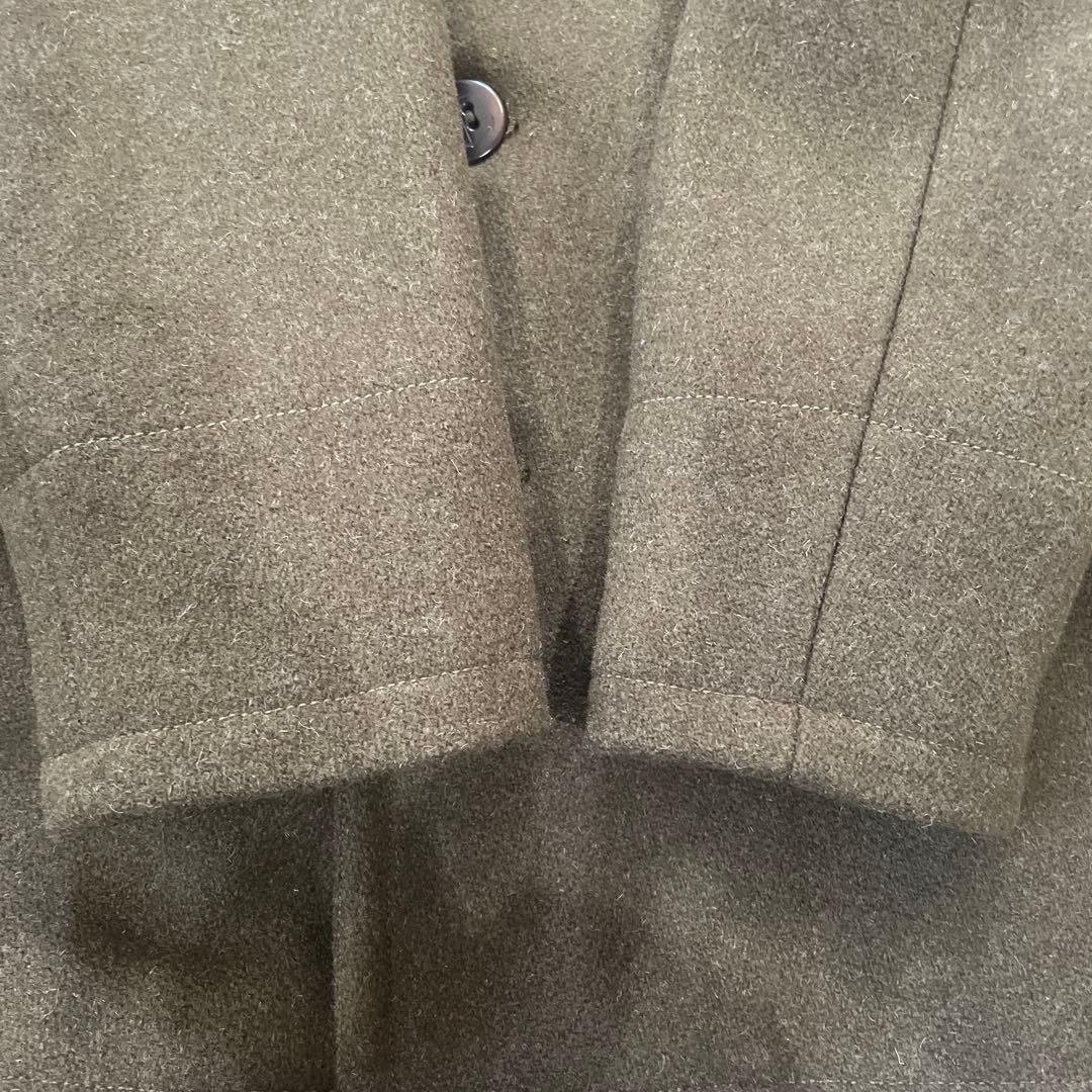 美品 RRL ダブルアールエル ウール ピーコート M カーキ 替えボタン付