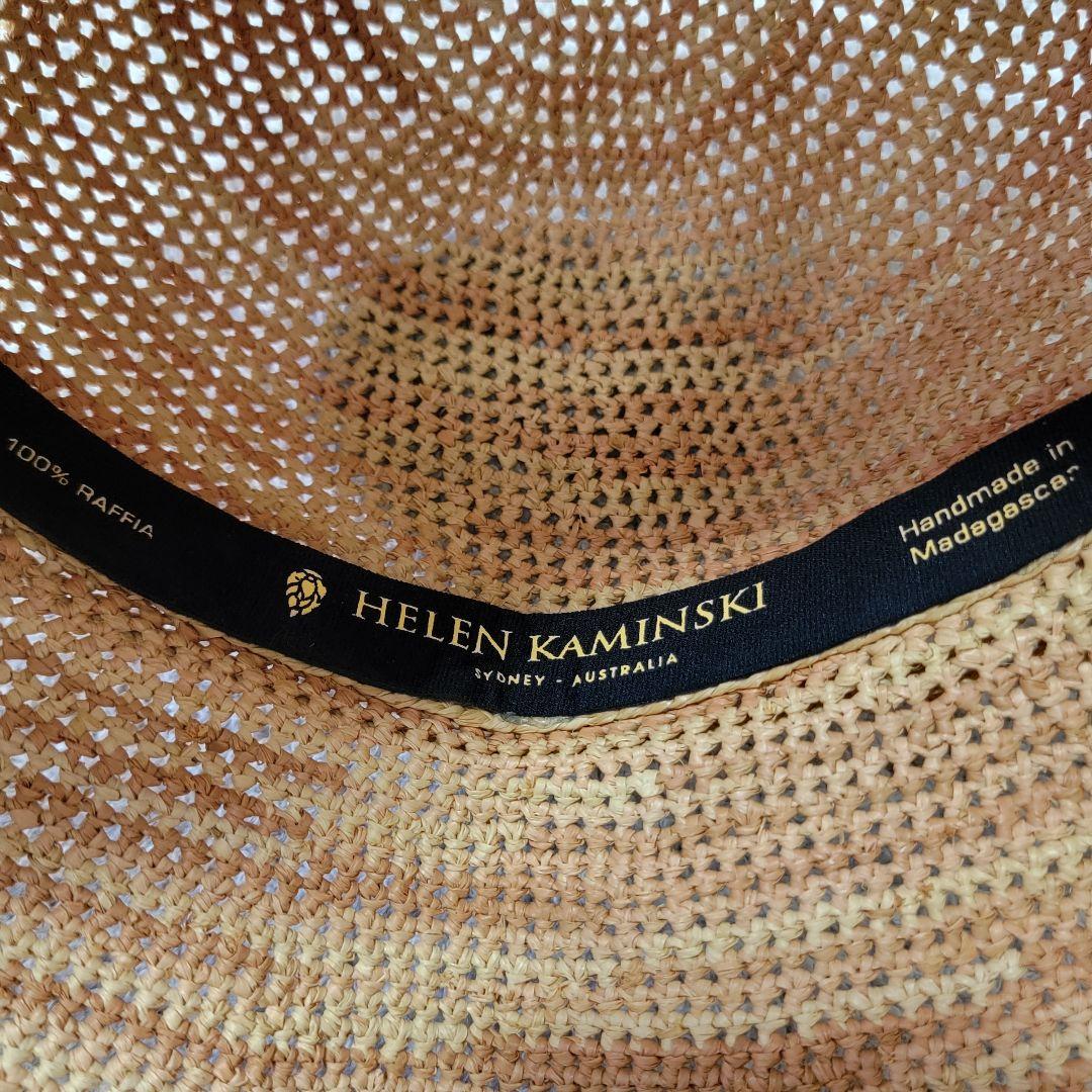 ほぼ未使用 折り畳み可 ヘレンカミンスキー PROVANCE 8 ラフィアハット