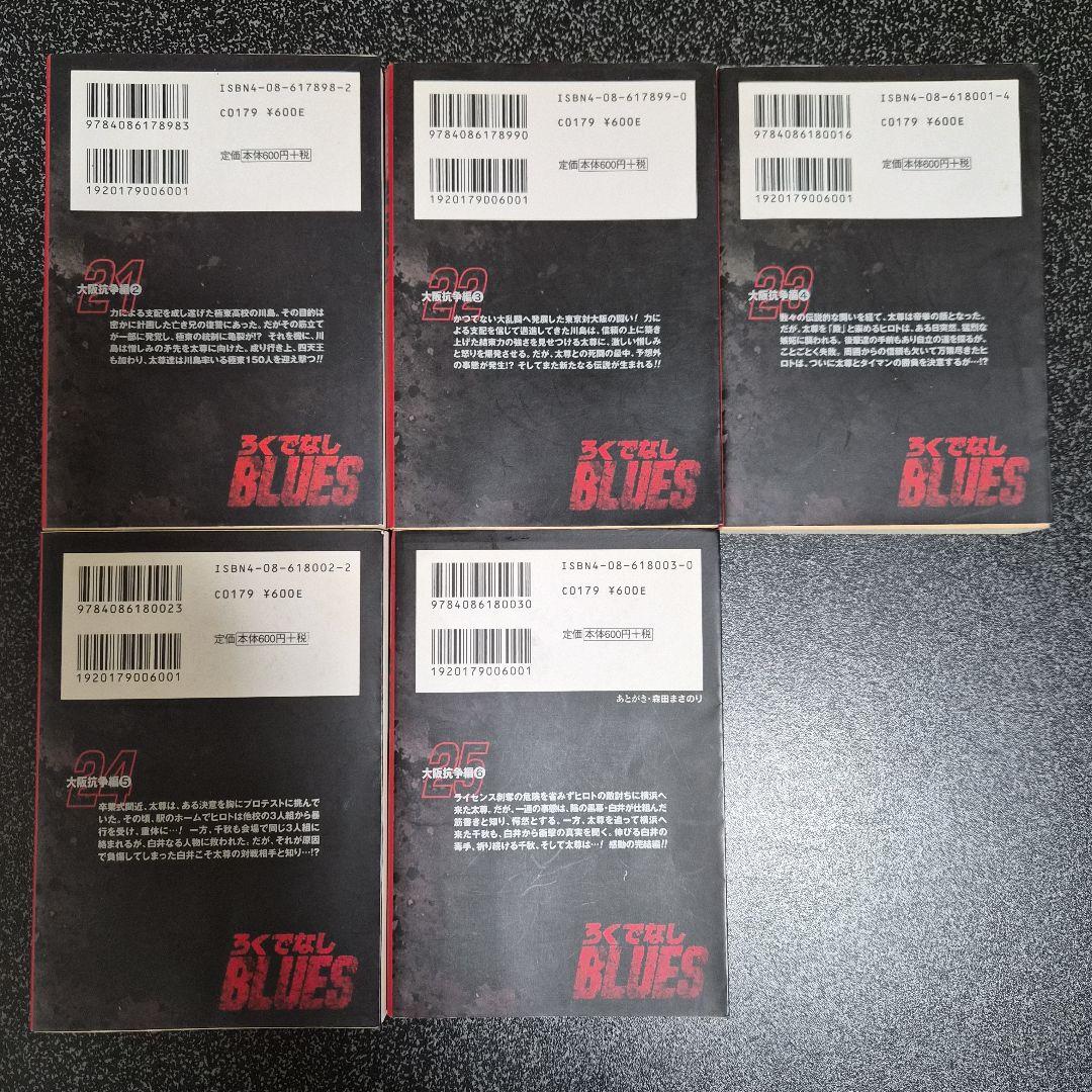 ろくでなしブルース　 文庫本　1-25巻 　全巻セット　おまけ付