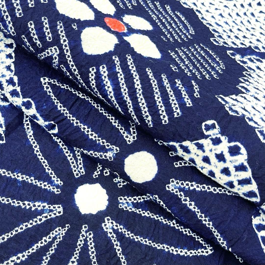 ひだまりです❣️ 【着物と帯 時流】Y25890◆本場有松鳴海絞り浴衣◆