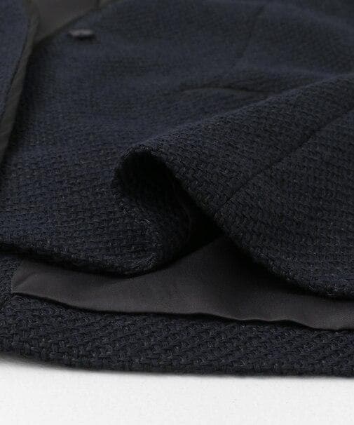 URBAN RESEARCH DOORS ツイードVネックロングジャケット