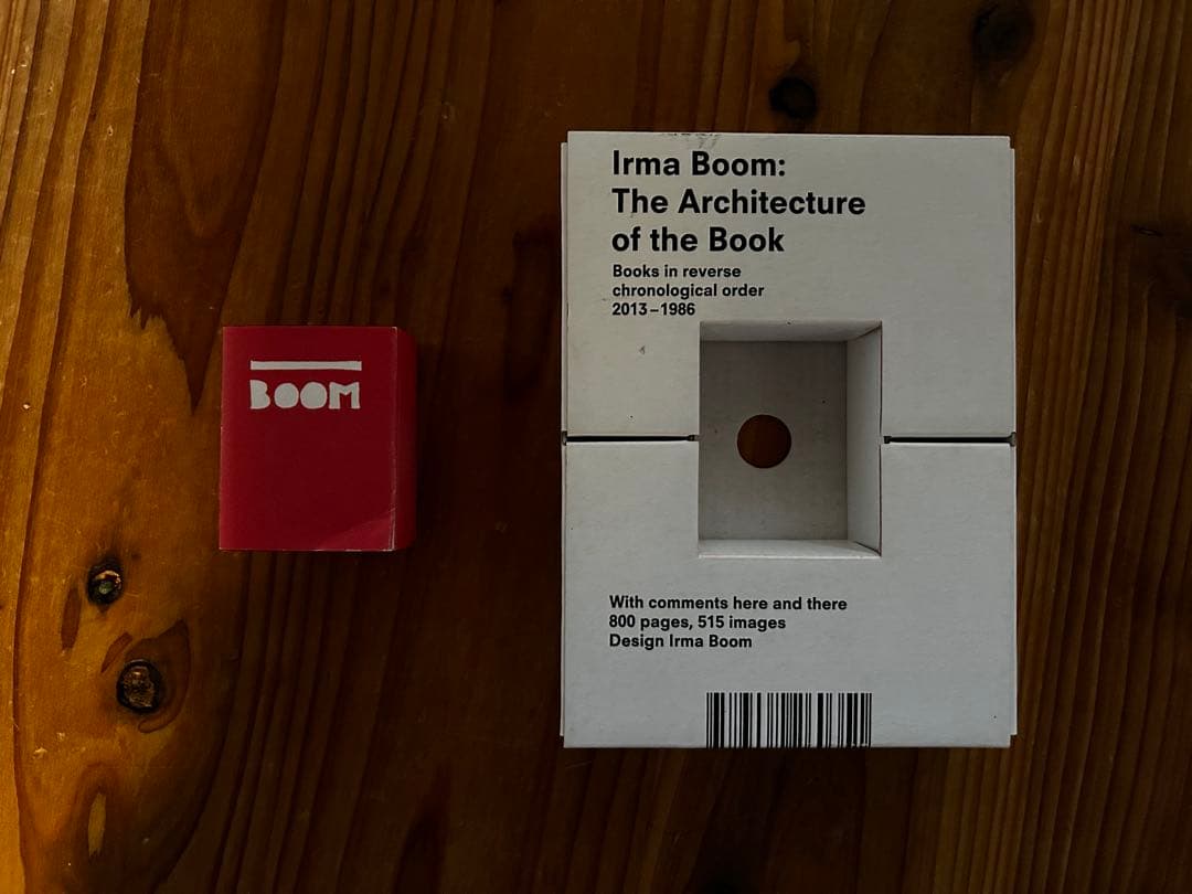 アート・デザイン・音楽 Irma Boom: The Architecture of the Book
