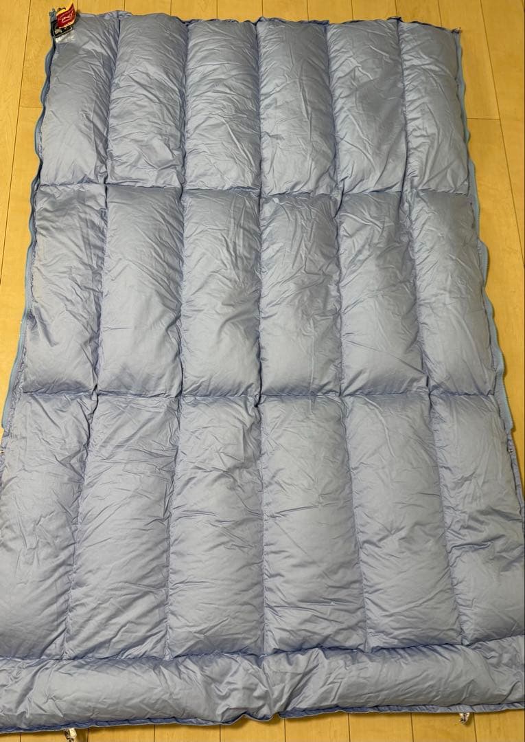二枚重ね両サイドファスナー付き 最高級羽毛ふとん