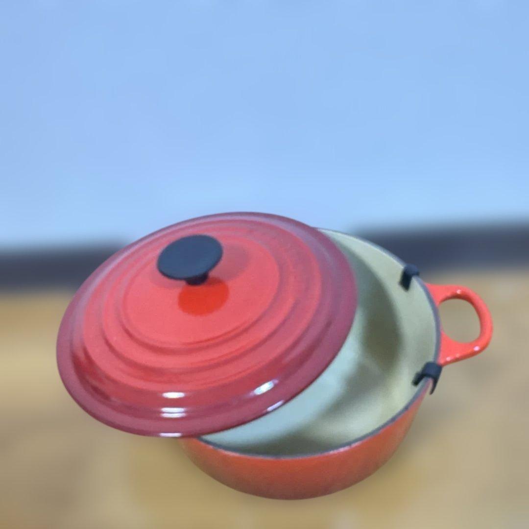 ル・クルーゼ ココットロンド 鍋 20cm レッド