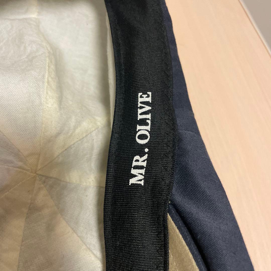 未使用　RACAL MR.OLIVE キャスケット　ベレー帽　ネイビー