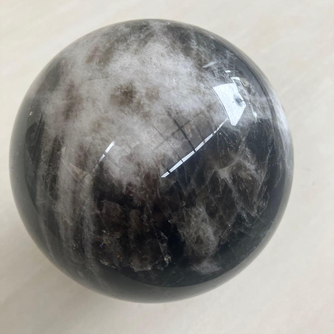 モリオン丸玉　パワーストーン　丸玉　鑑賞石　自然石　天然石　原石