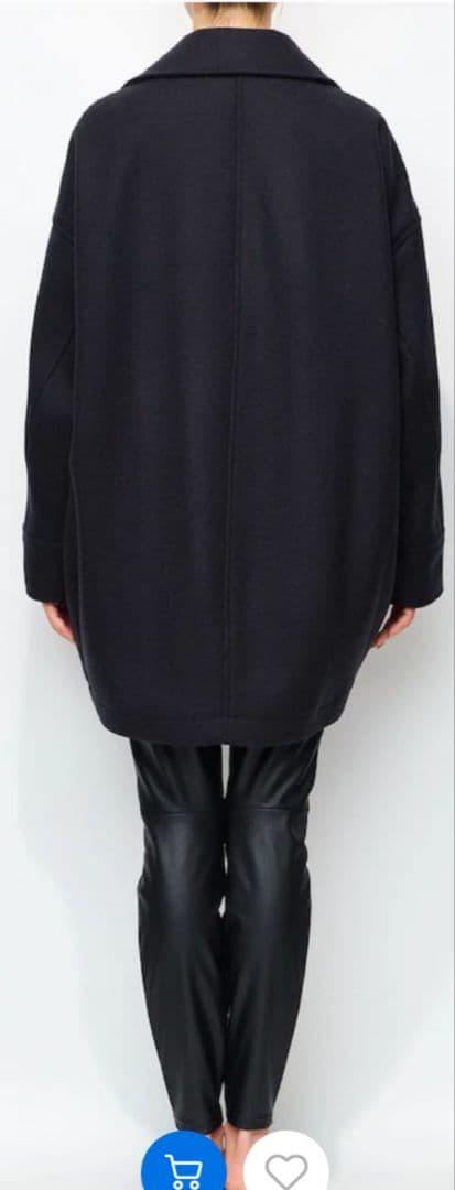 uncrave プルーフメルトンPコート ネイビー