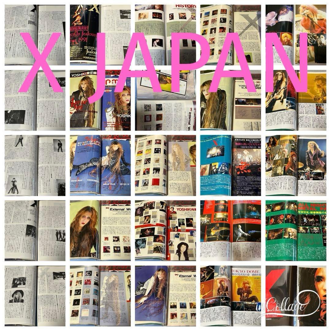 【2】X JAPAN 切り抜きファイル HIDE TAIJI PATA