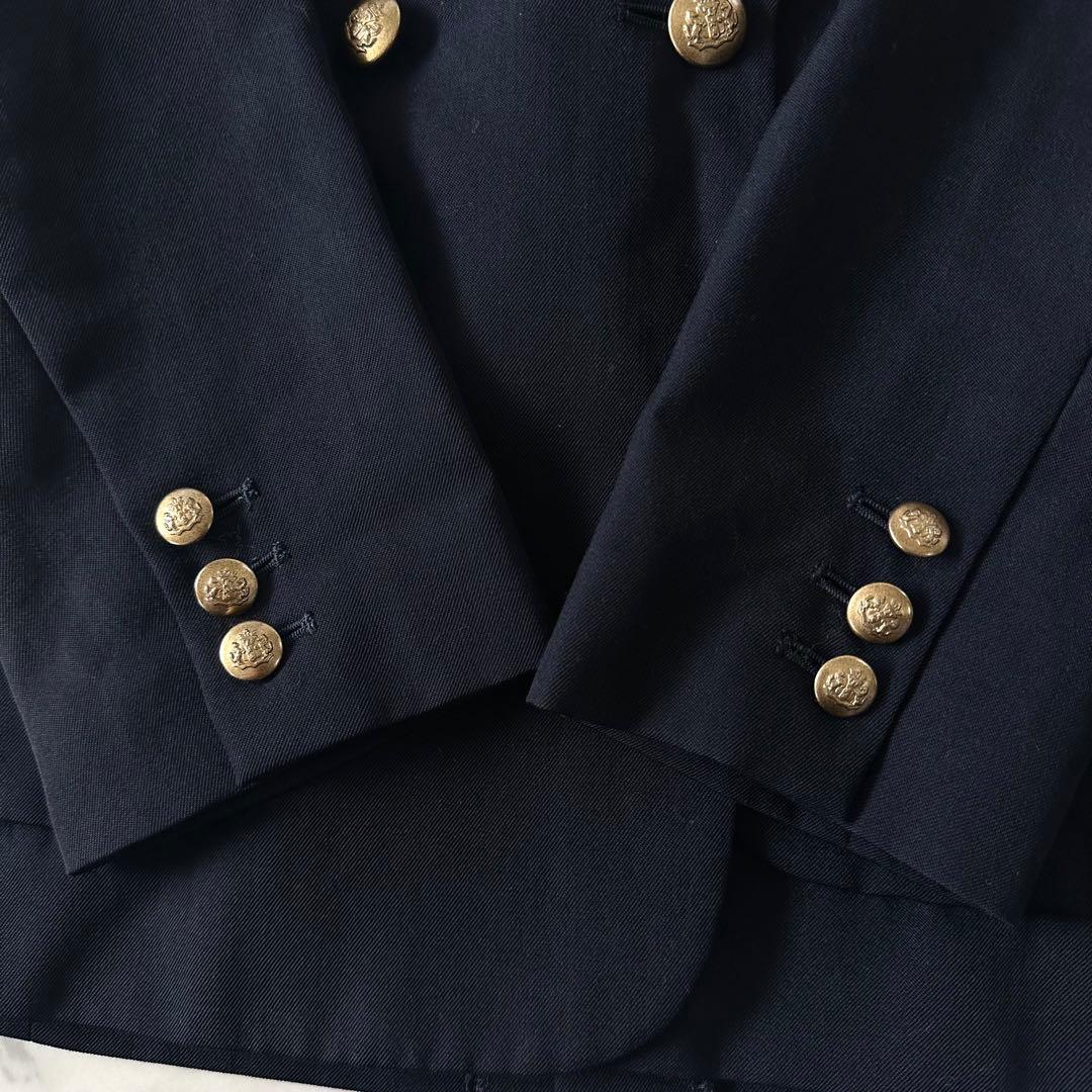 極美品♪イエナ ダブルブレストジャケット 金ボタン 紺ブレ テーラード