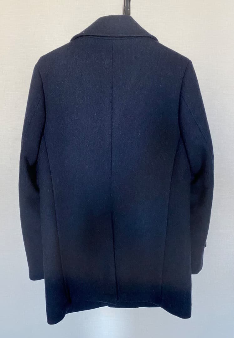 SHIPSシップスダブルフェイスメルトンカーコート