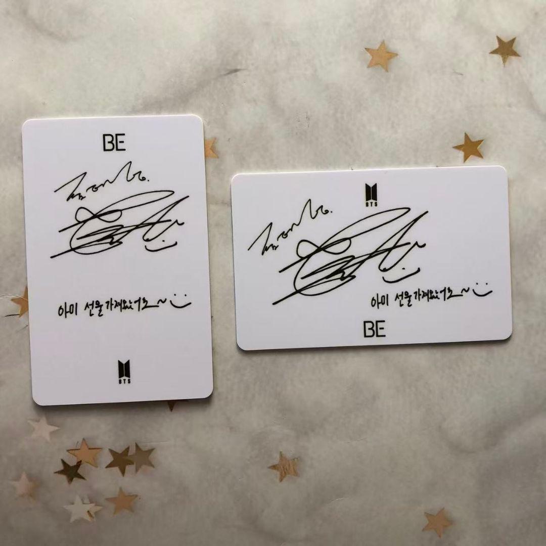 BTS BE 韓国 限定 未公開フォト ラキドロ V テヒョン トレカ 2枚