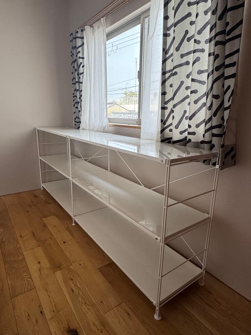 美品⭐︎無印良品　Muji スチールユニットシェルフ　白