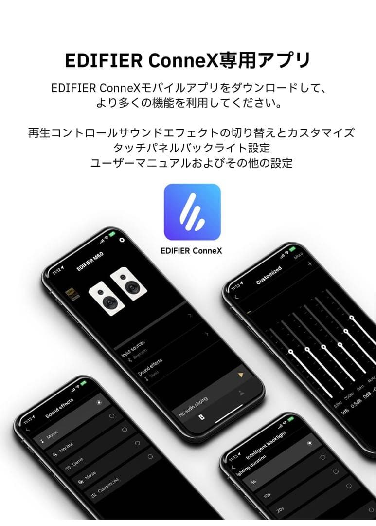 【ほぼ未使用】Edifier M60ホワイト マルチメディアスピーカー
