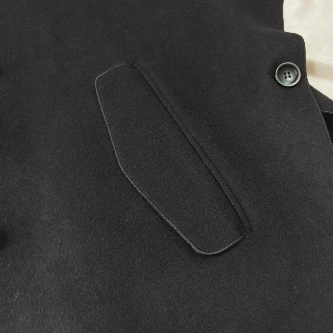 【極美品】 BEARDSLEY フードポンチョ ロングコート ウール100