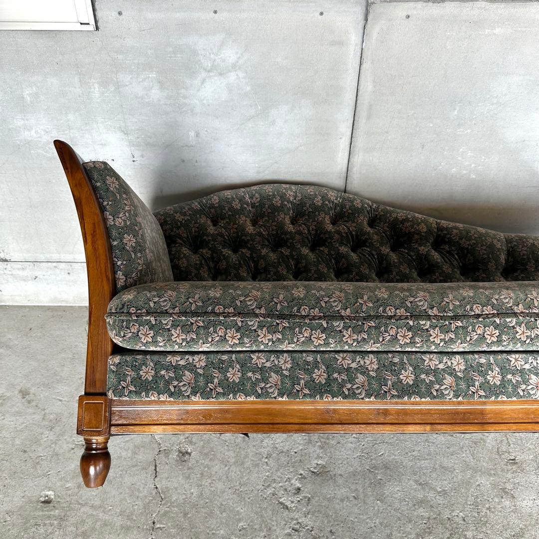 ★昭和レトロ★オールドカリモク　コロニアル✿輝く存在感☆2人掛けソファ✿