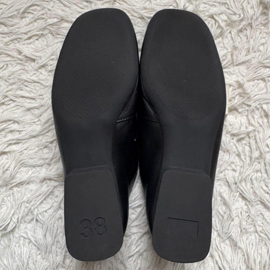 【極美品】CAMPER カンペール　カシマイラ　フラットシューズ　38 ブラック