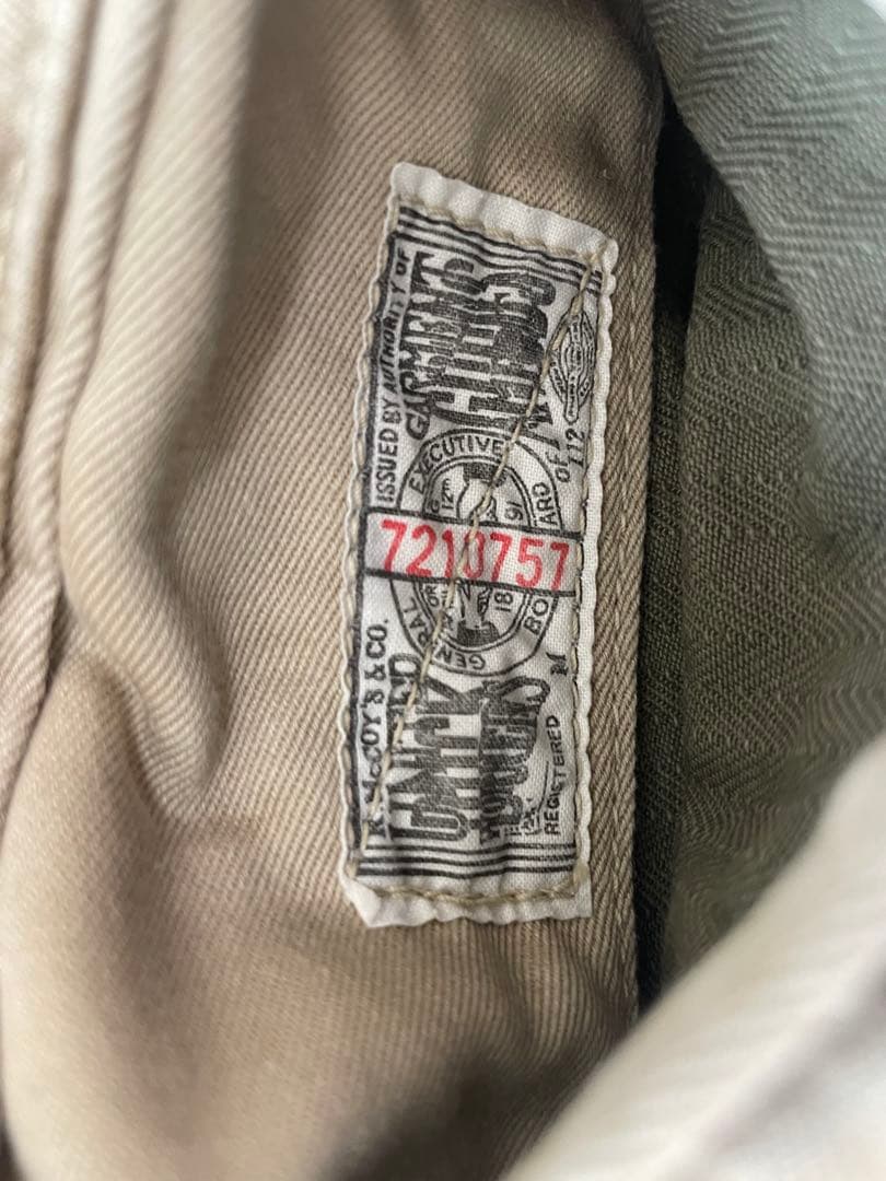 THE REAL McCOYS チノパン 美品　7210757 ワークパンツ