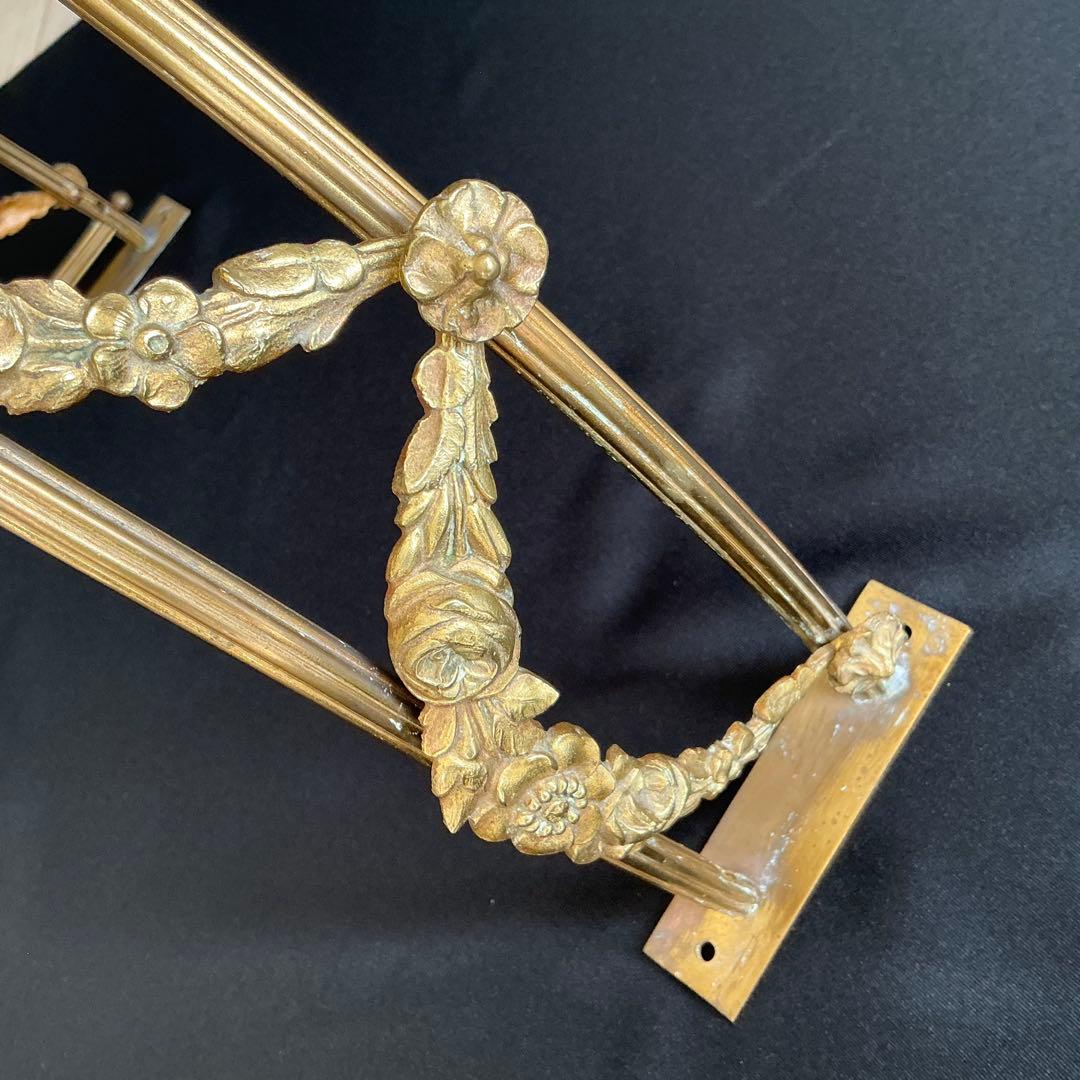 フランスアンティーク　シエル・ド・リット　ベッドの天蓋　ガーランド　オルモル