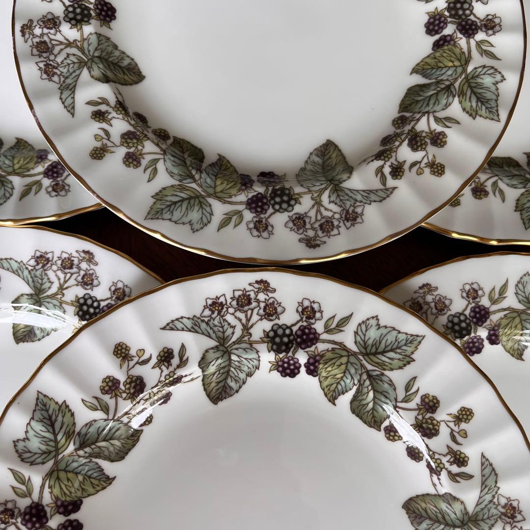 【美品】ロイヤルウースター★ラビニア★ケーキ皿　6枚