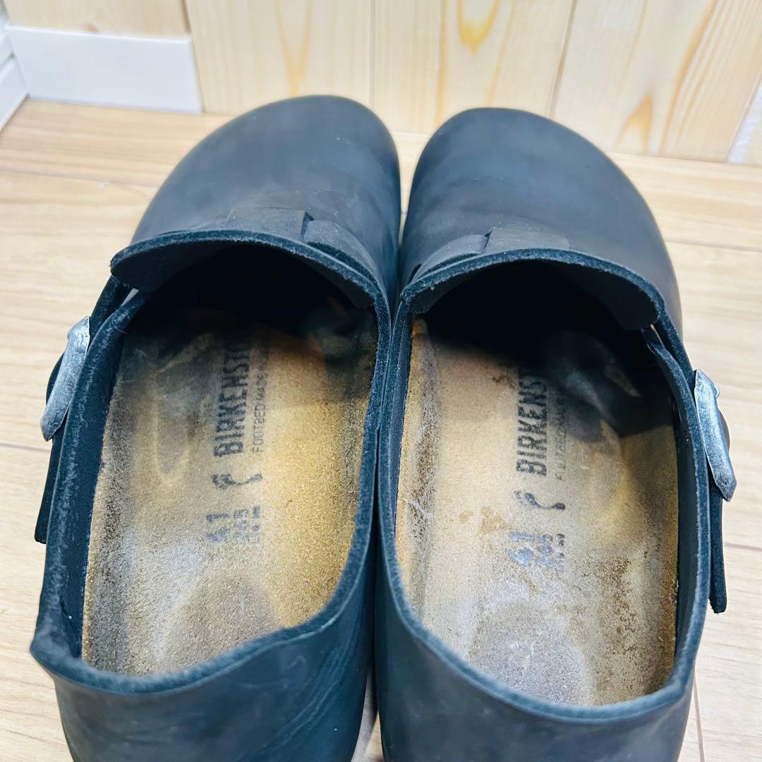 【美品】ビルケンシュトック ロンドン 41（26.5cm）オイルドレザー 黒