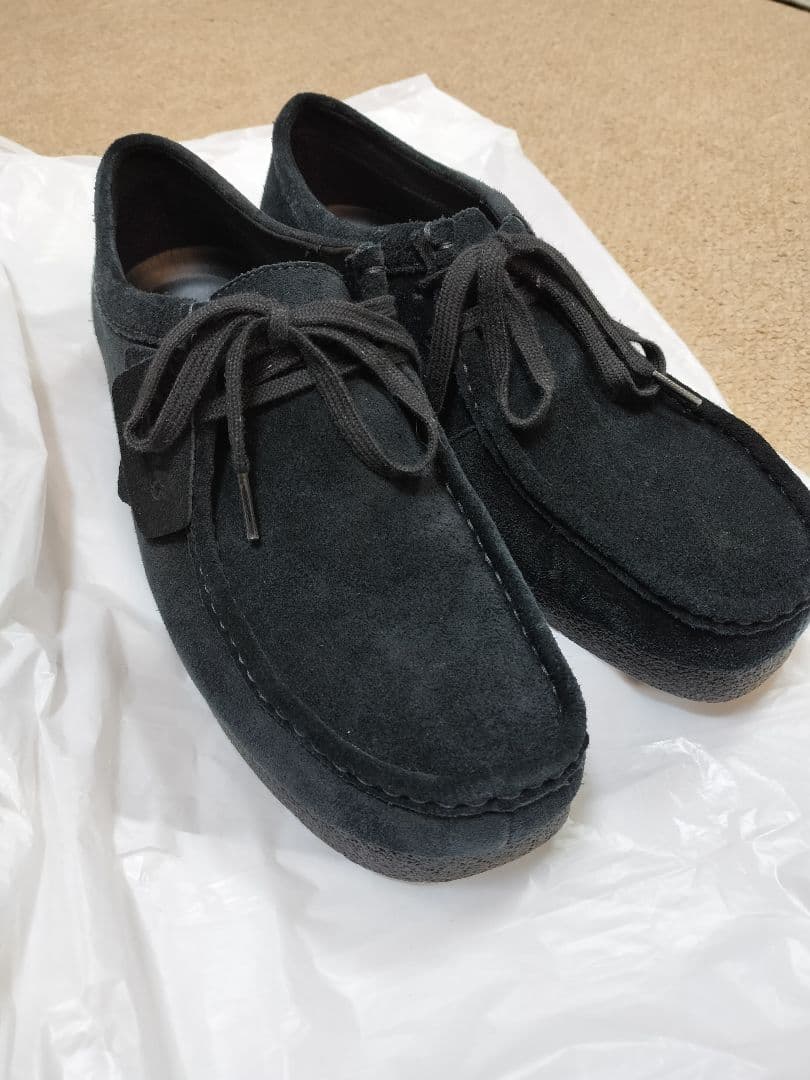 クラークス ワラビー EVO WP ブラック 27.0cm