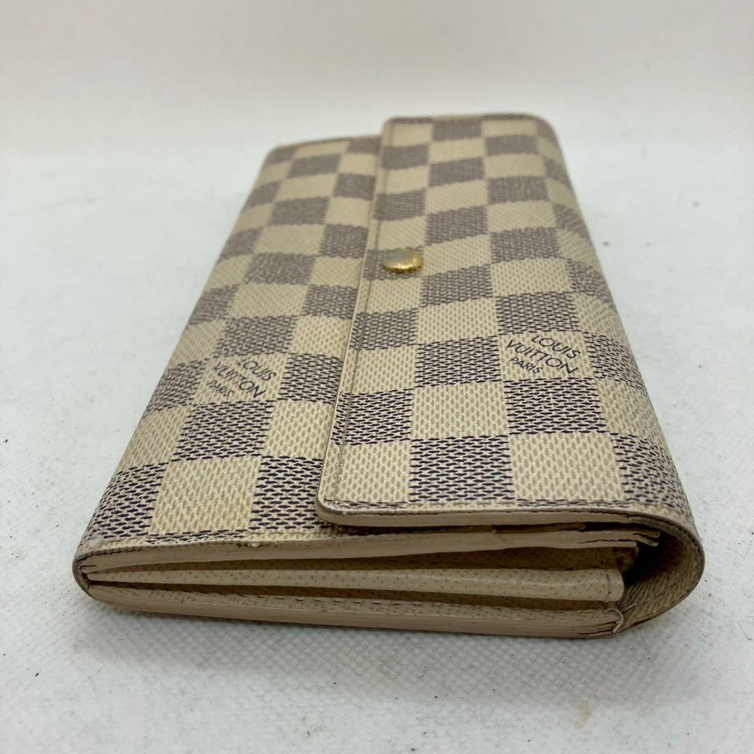 【sk/10.30/20】ルイヴィトンN61735 ポルトフォイユサラ アズール