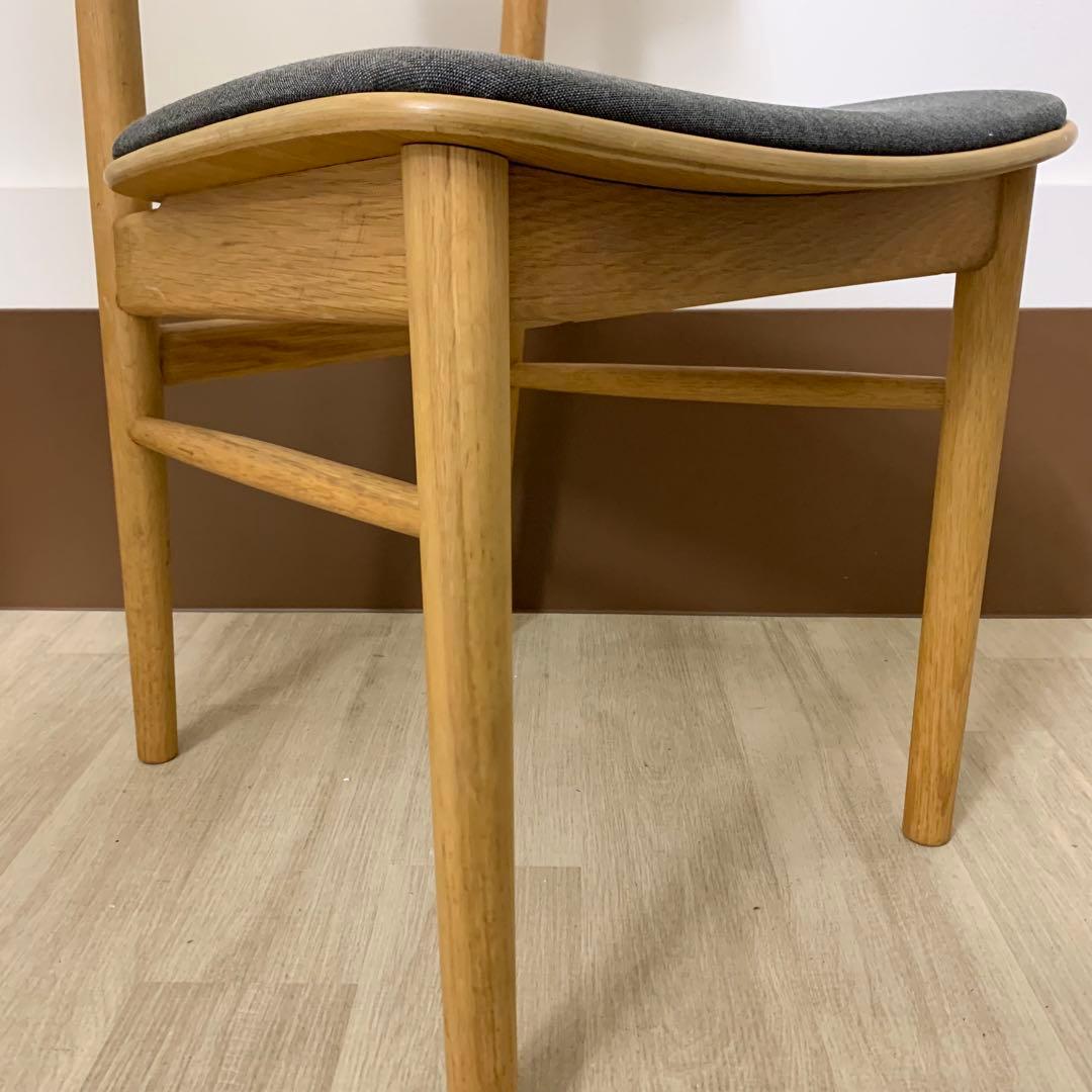 【美品】MUJI 無印良品 ラウンドダイニングチェア 北欧スタイル