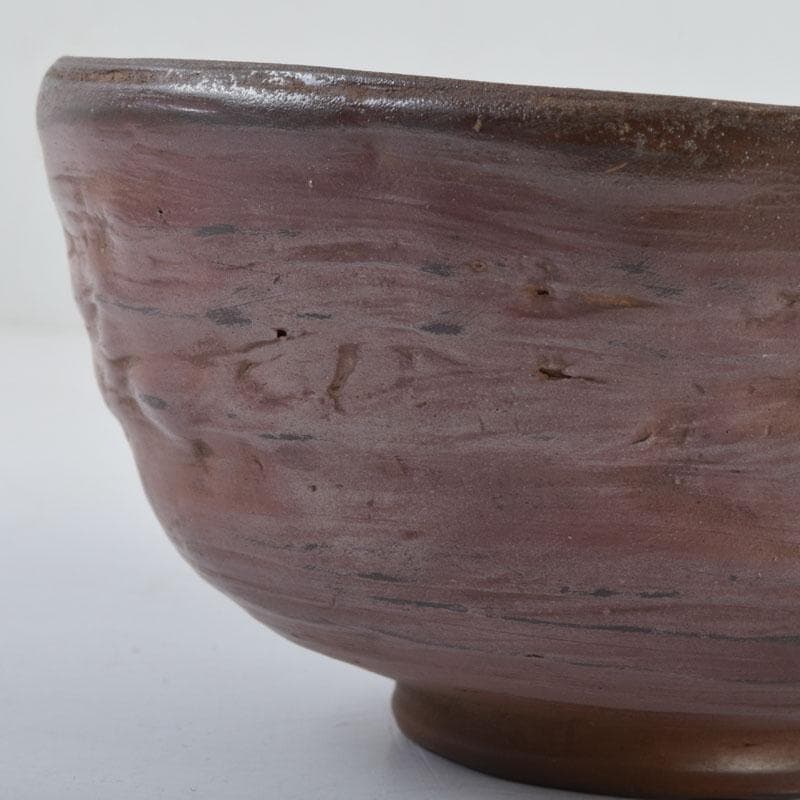 茶道具　常滑焼　滝田椿渓作　真焼　茶碗　時代箱　C　8714